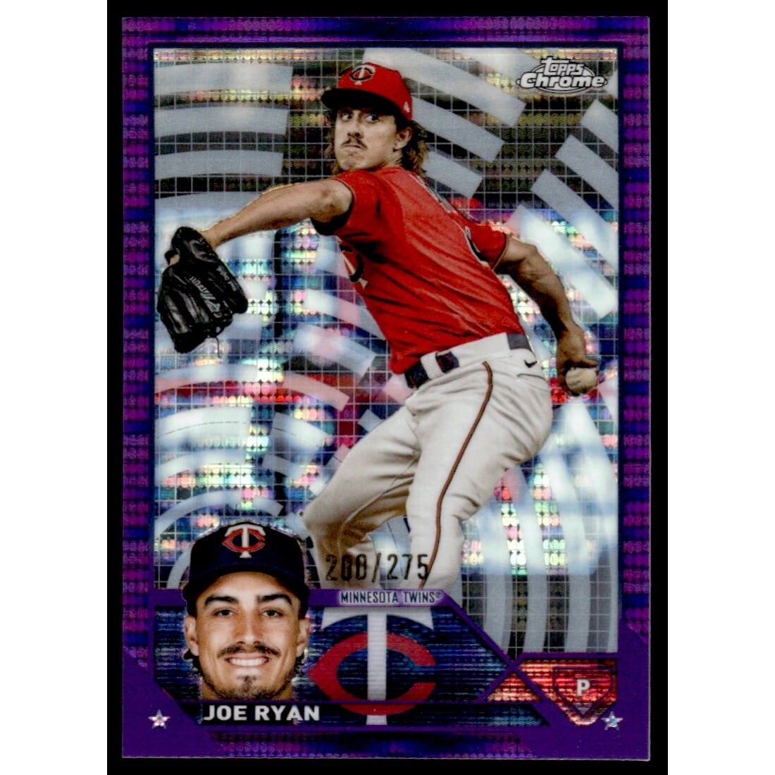 2023 Topps Chrome Purple Sonar Refractors #37 Joe Ryan