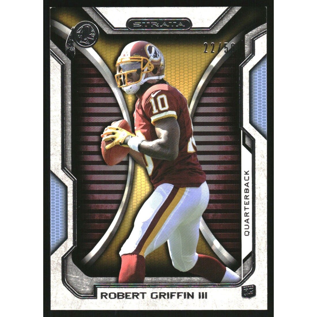 2012 Topps Strata Blue #1 Robert Griffin III. rookie card picture