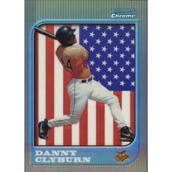 1997 Bowman Chrome International Refractors #217 Danny Clyburn