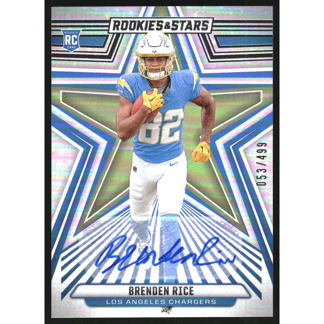 2024 Rookies and Stars Signatures #112 Brenden Rice/499