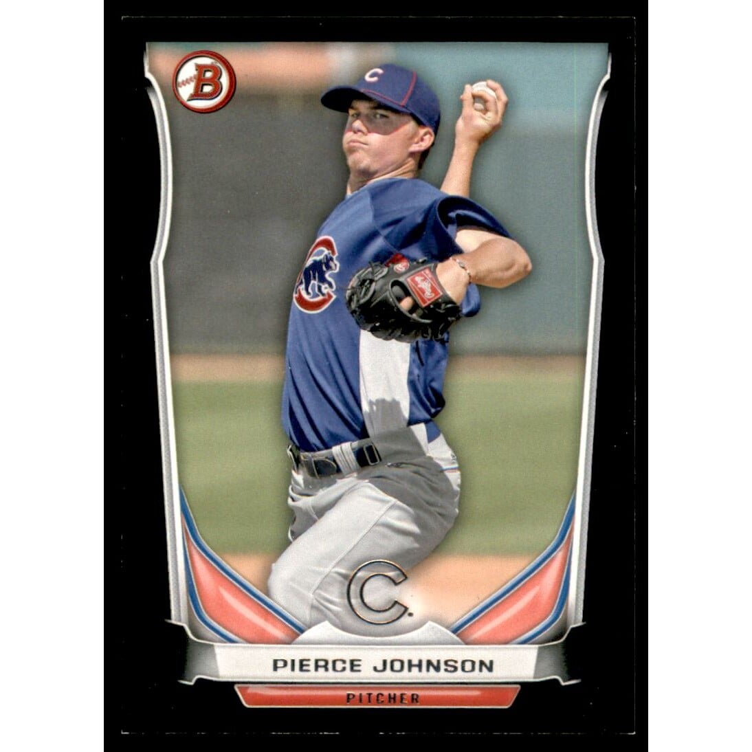 2014 Bowman Prospects Black #BP24 Pierce Johnson. rookie card picture