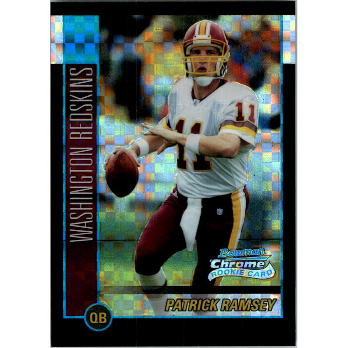 2002 Bowman Chrome Xfractors #140 Patrick Ramsey. rookie card picture