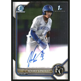 2022 Bowman Chrome Prospect Autographs #CPAHG Herard Gonzalez