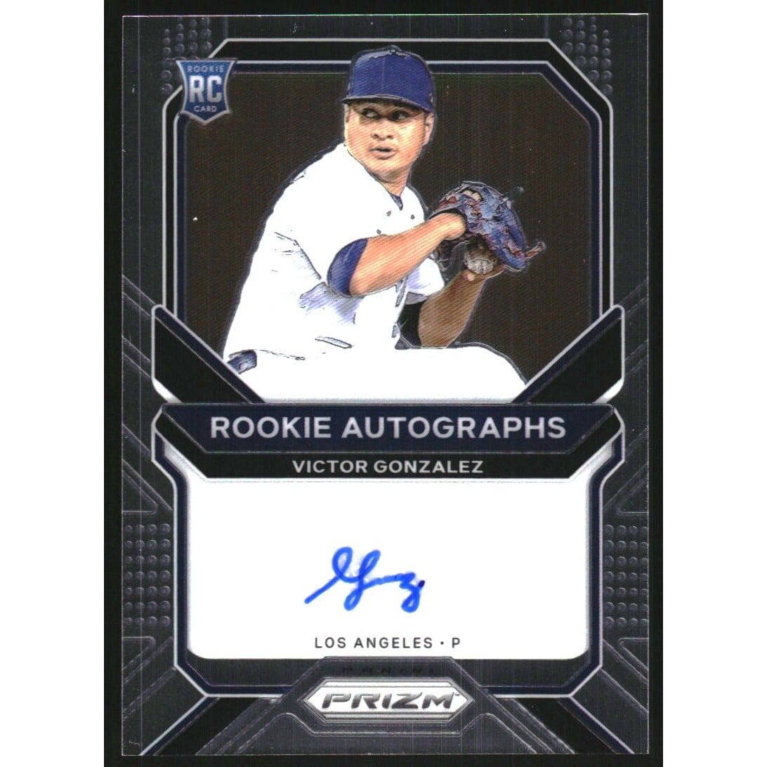 2021 Panini Prizm Rookie Autographs #88 Victor Gonzalez. rookie card picture