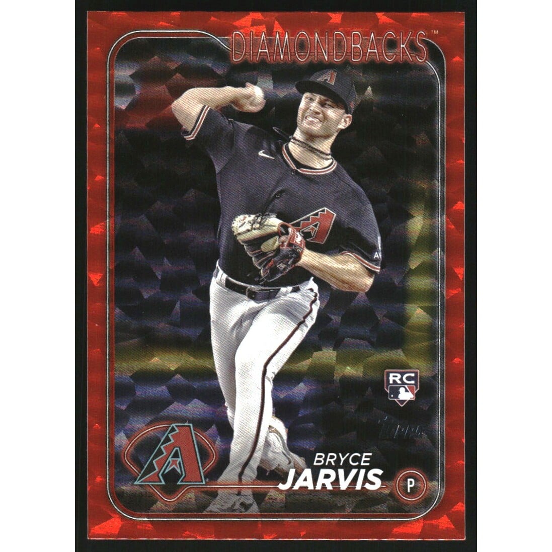 2024 Topps Orange Foil #363 Bryce Jarvis. rookie card picture