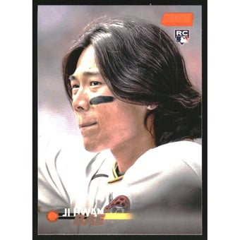 2023 Stadium Club Orange Foil #133 Ji-Hwan Bae