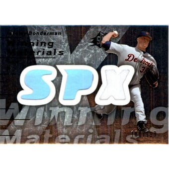 2007 SPx Winning Materials 199 Silver #BO Jeremy Bonderman/199