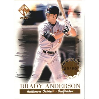 2001 Private Stock Premiere Date #16 Brady Anderson