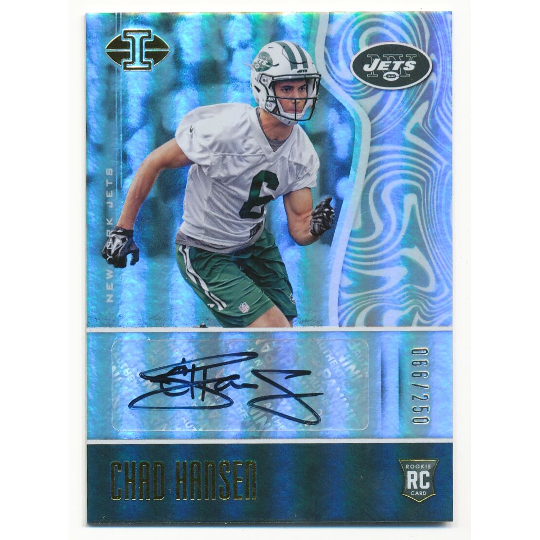 2017 Panini Illusions #189 Chad Hansen AU/250 RC