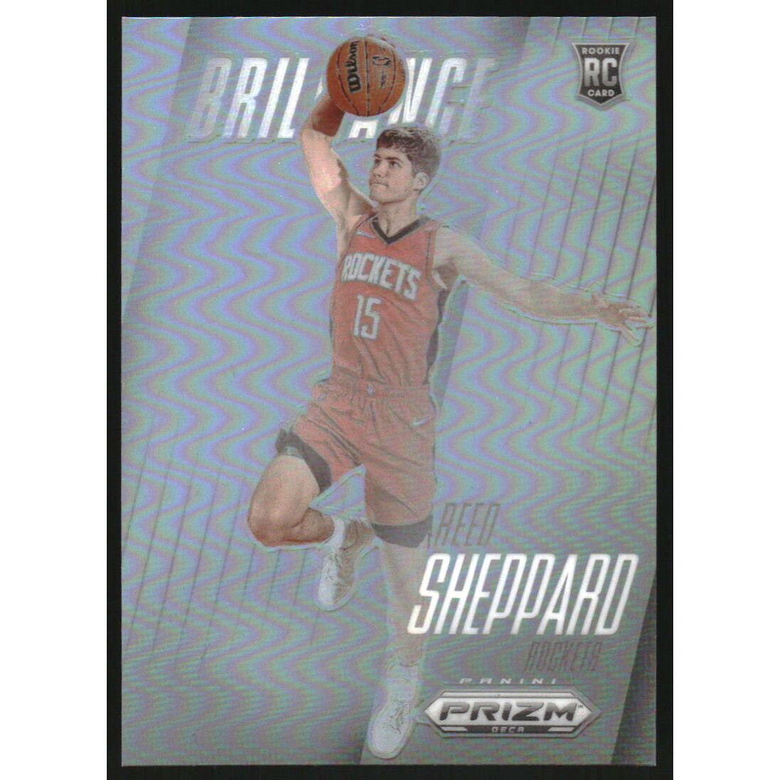 2024-25 Prizm Deca Brilliance Prizms Silver #11 Reed Sheppard 2024-25 Prizm Deca Brilliance Prizms Silver #11 Reed Sheppard