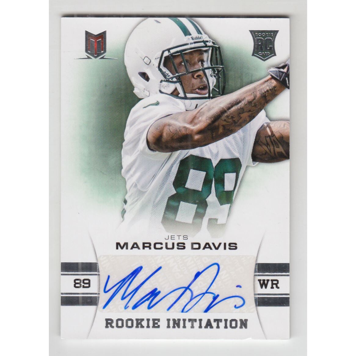 2013 Momentum Rookie Initiation Signatures #62 Marcus Davis/299