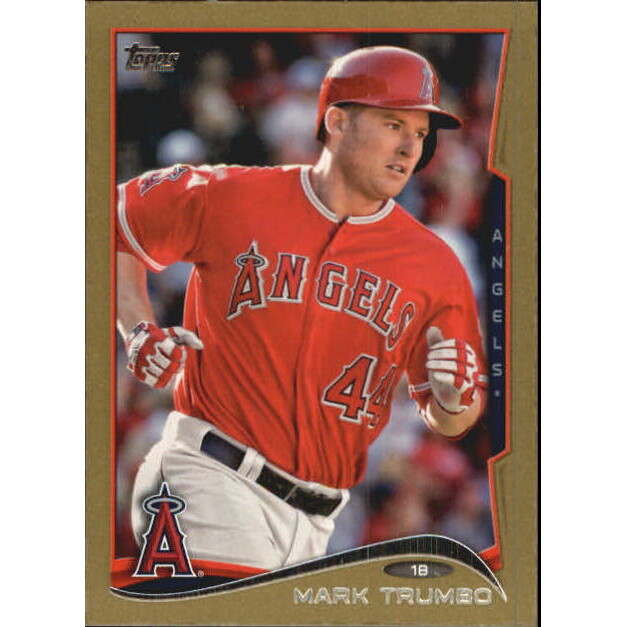 2014 Topps Mini Gold #43 Mark Trumbo. rookie card picture