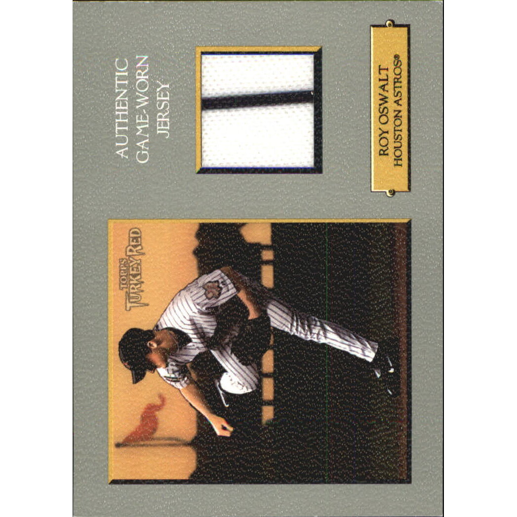 2006 Topps Turkey Red Relics #RO Roy Oswalt Jsy B. rookie card picture