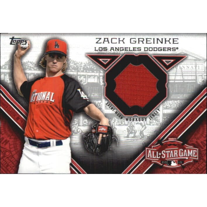 2015 Topps Update All Star Stitches #STITZG Zack Greinke. rookie card picture