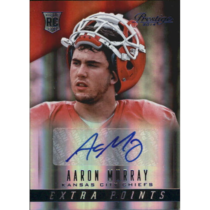 2014 Prestige Extra Points Blue Autographs #203 Aaron Murray
