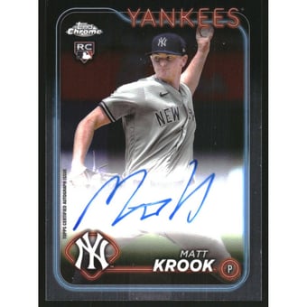 2024 Topps Chrome Rookie Autographs #RAMK Matt Krook