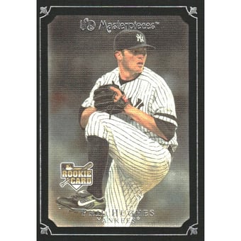 2007 UD Masterpieces Black Linen #77 Phil Hughes
