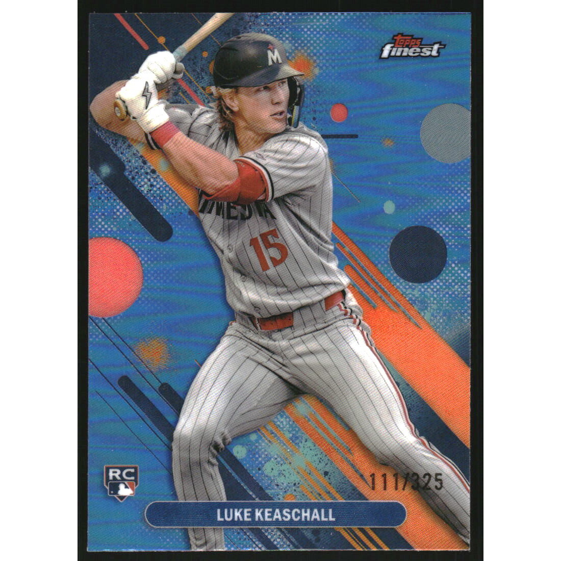 2025 Finest Sky Blue Refractors #79 Luke Keaschall