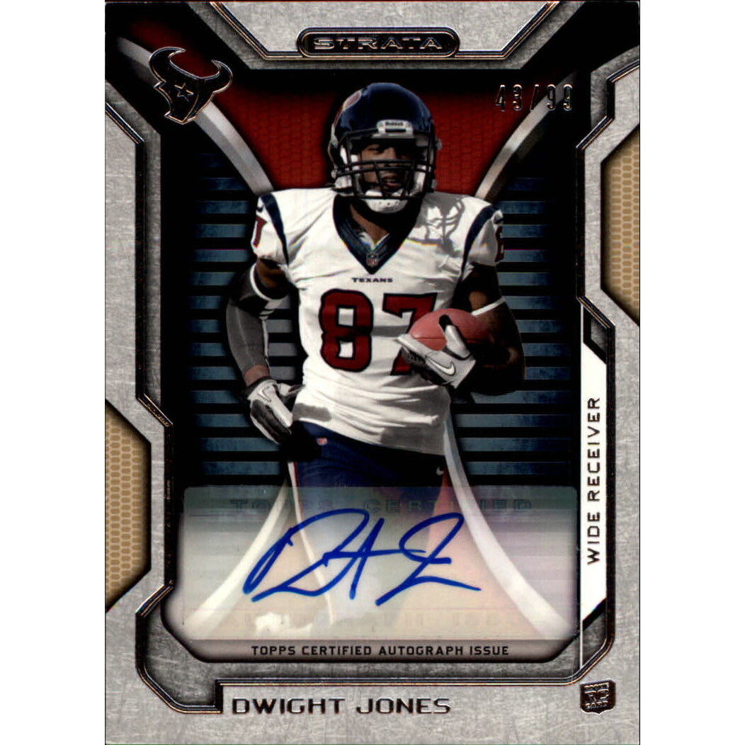2012 Topps Strata Rookie Autographs Gold #RADJ Dwight Jones