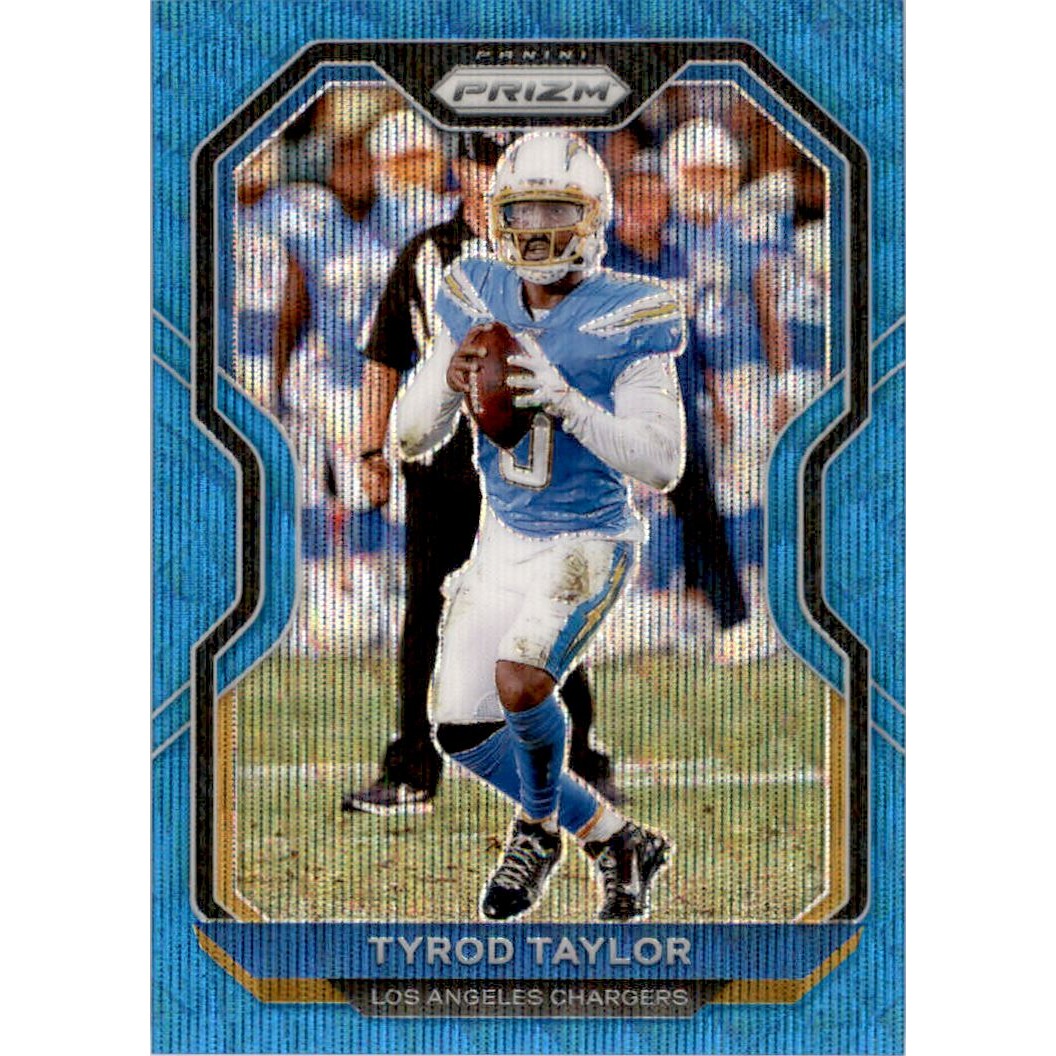 2020 Panini Prizm Prizms Blue Wave #145 Tyrod Taylor