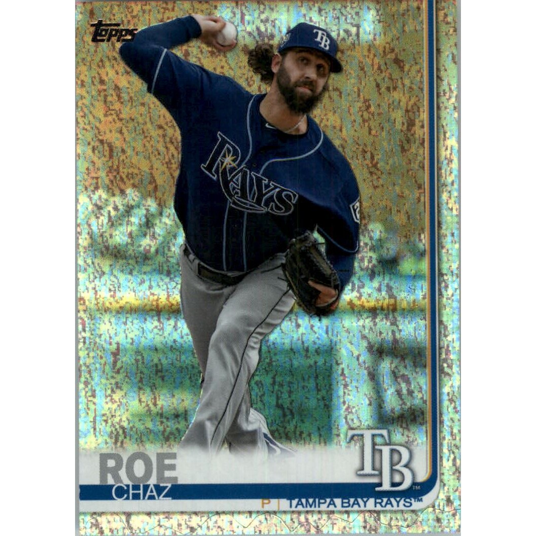 2019 Topps Factory Set Sparkle Foil #405 Chaz Roe. rookie card picture