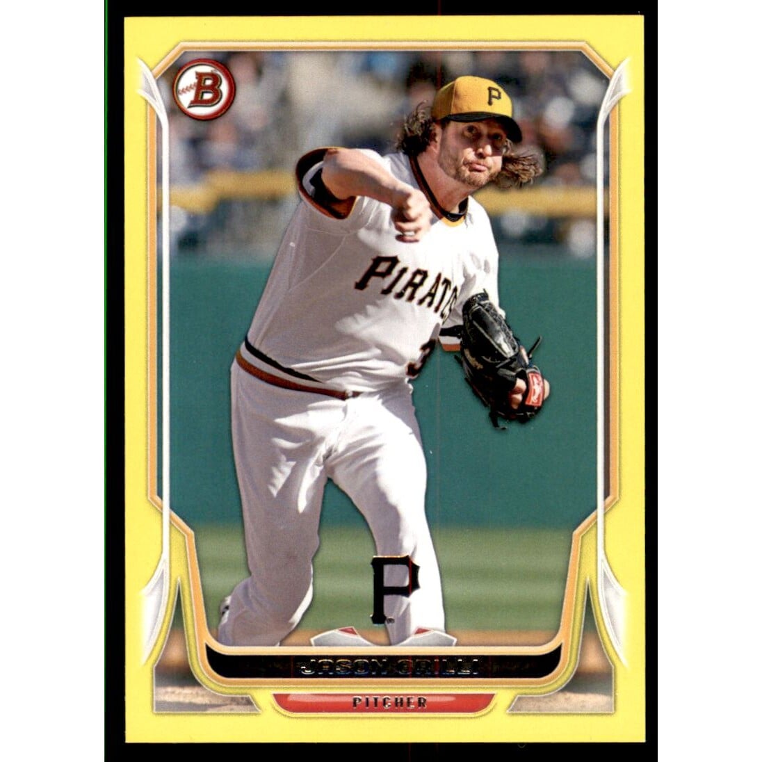 2014 Bowman Yellow #26 Jason Grilli. rookie card picture