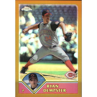 2003 Topps Chrome Gold Refractors #331 Ryan Dempster