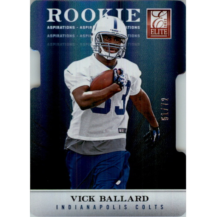 2012 Elite Aspirations #179 Vick Ballard/72