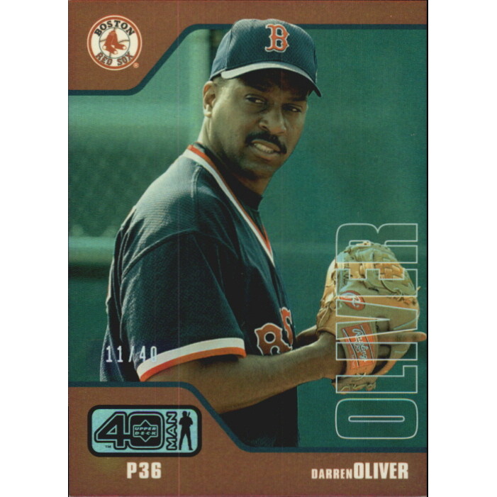 2002 Upper Deck 40-Man Electric Rainbow #280 Darren Oliver