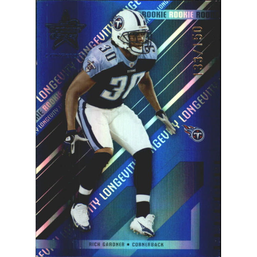 2004 Leaf Rookies and Stars Longevity Sapphire #197 Rich Gardner 2004 Leaf Rookies and Stars Longevity Sapphire #197 Rich Gardner