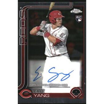 2025 Topps Chrome Rookie Autographs #RAYANG Eric Yang