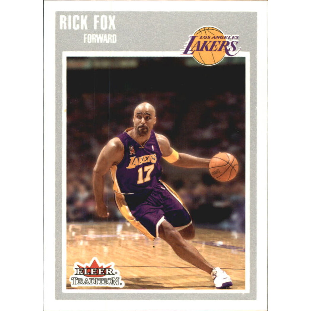 2002-03 Fleer Tradition Crystal #62 Rick Fox