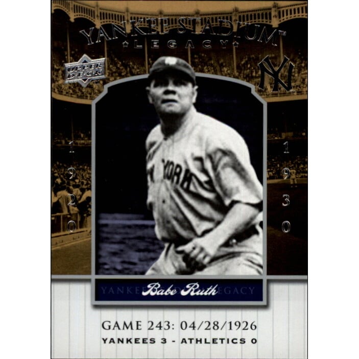 2008 Upper Deck Yankee Stadium Legacy Collection #243 Babe Ruth