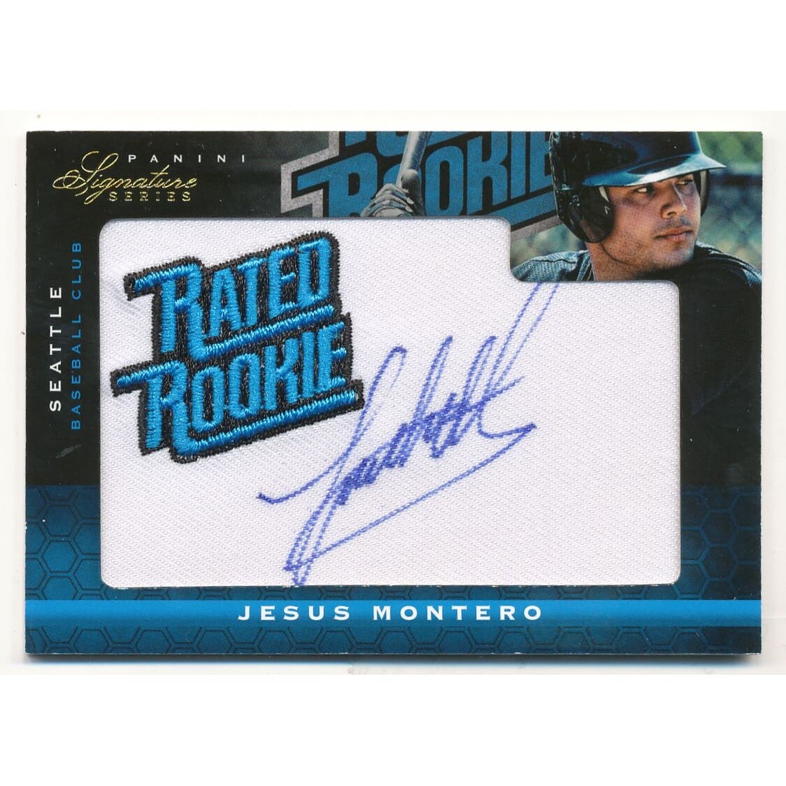 2012 Panini Signature Series #122 Jesus Montero AU RC. rookie card picture