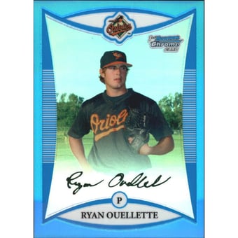 2008 Bowman Chrome Prospects Blue Refractors #BCP37 Ryan Ouellette