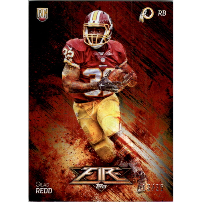 2014 Topps Fire Onyx #141 Silas Redd. rookie card picture
