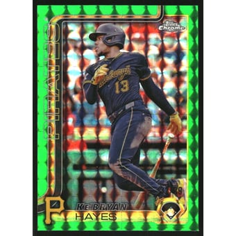 2025 Topps Chrome Green Geometric Refractors #196 Ke'Bryan Hayes