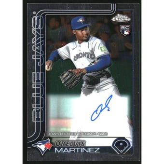 2025 Topps Chrome Rookie Autographs #RAOM Orelvis Martinez