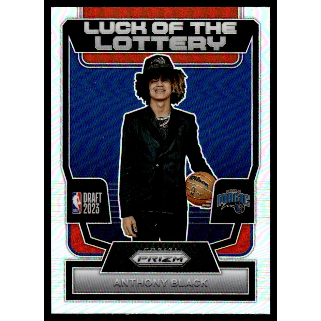 2023-24 Panini Prizm Luck of the Lottery Prizms Silver #2 Anthony Black