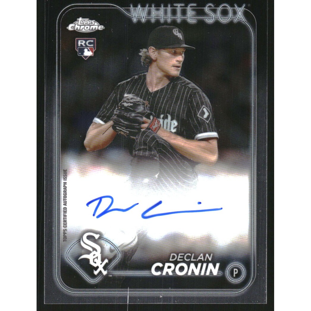 2024 Topps Chrome Rookie Autographs #RADCR Declan Cronin. rookie card picture