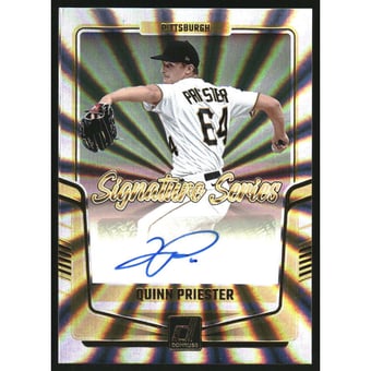 2024 Donruss Signature Series Laser #22 Quinn Priester