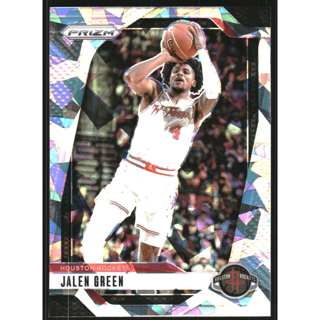 2024-25 Panini Prizm Prizms Ice #102 Jalen Green