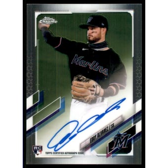 2021 Topps Chrome Rookie Autographs #RAEA Eddy Alvarez