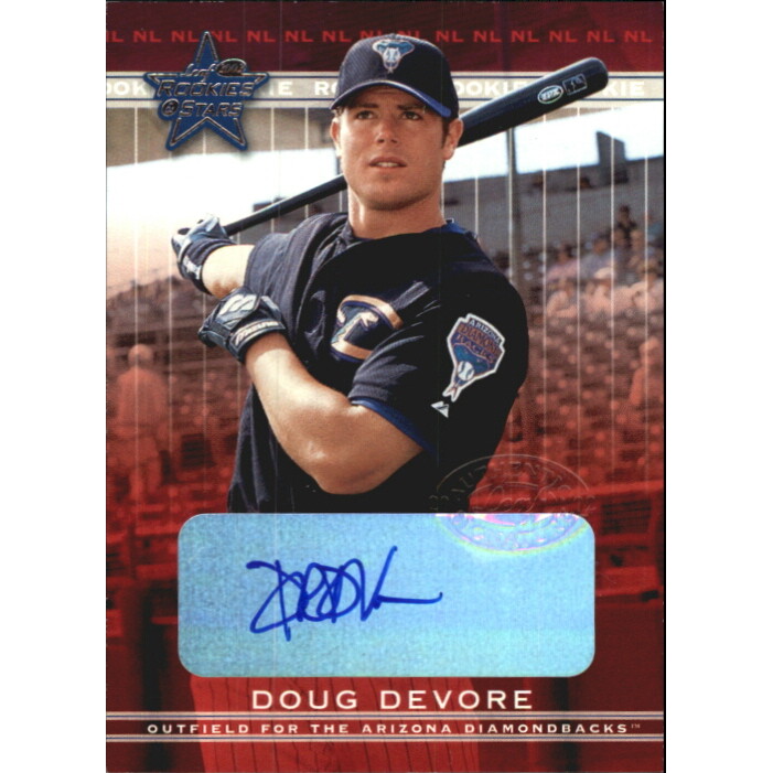 2002 Leaf Rookies and Stars Great American Signings #331 Doug Devore/175*