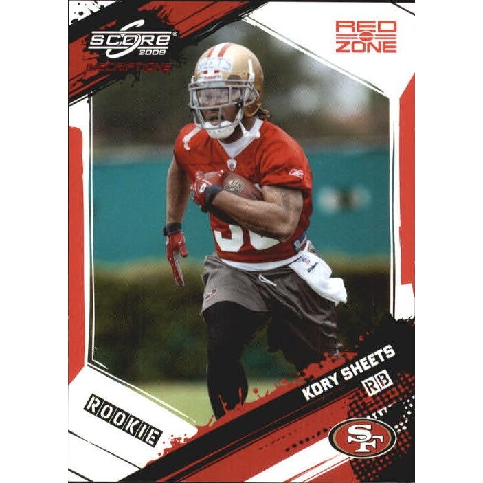 2009 Score Inscriptions Red Zone #365 Kory Sheets