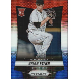 2014 Panini Prizm Prizms Red White and Blue Pulsar #189 Brian Flynn