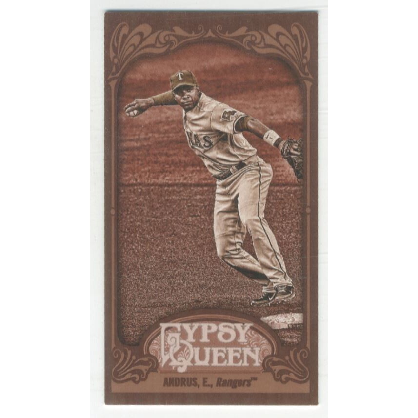 2012 Topps Gypsy Queen Mini Sepia #146 Elvis Andrus