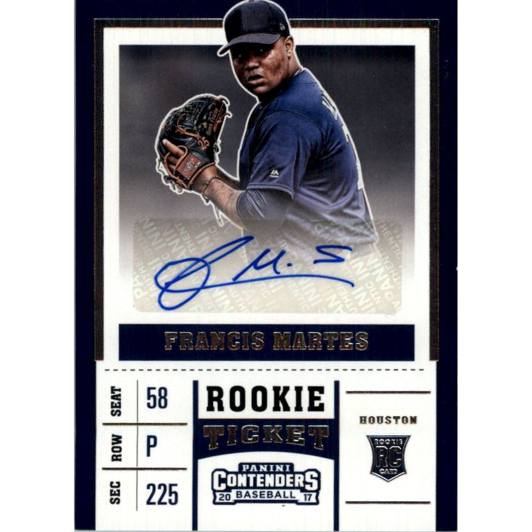 2017 Panini Contenders Rookie Ticket #45 Francis Martes