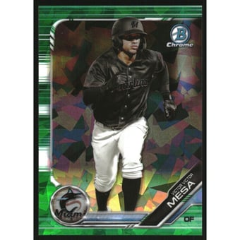 2019 Bowman Chrome Draft Sapphire Green #BDC88 Victor Victor Mesa