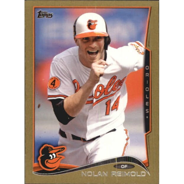 2014 Topps Mini Gold #558 Nolan Reimold. rookie card picture